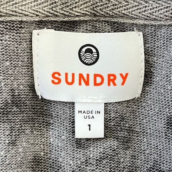 Anthropologie Sundry Leopard Print Cozy Hoodie Sweatshirt Size S Athleisure - Picture 11 of 15